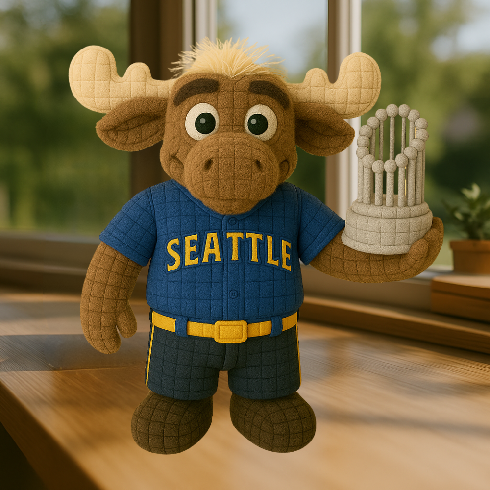 LIMITED EDITION - MLB 12 SMN SEATTLE MARINERS HANDMADE CROCHET