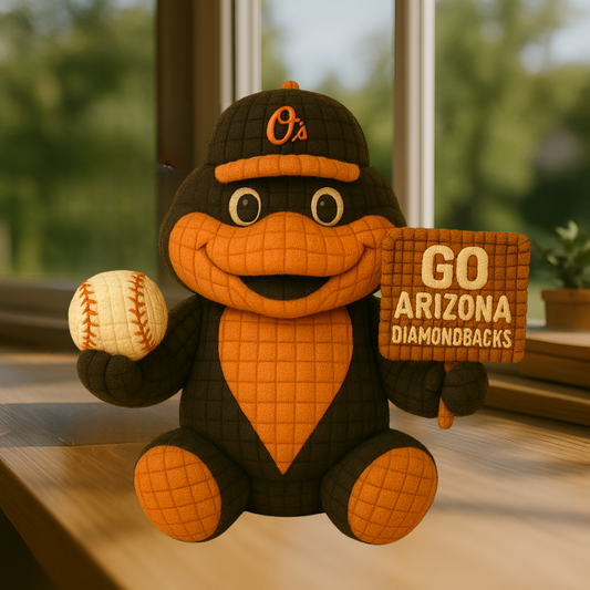 LIMITED EDITION - MLB 08 BMO BALTIMORE ORIOLES HANDMADE CROCHET