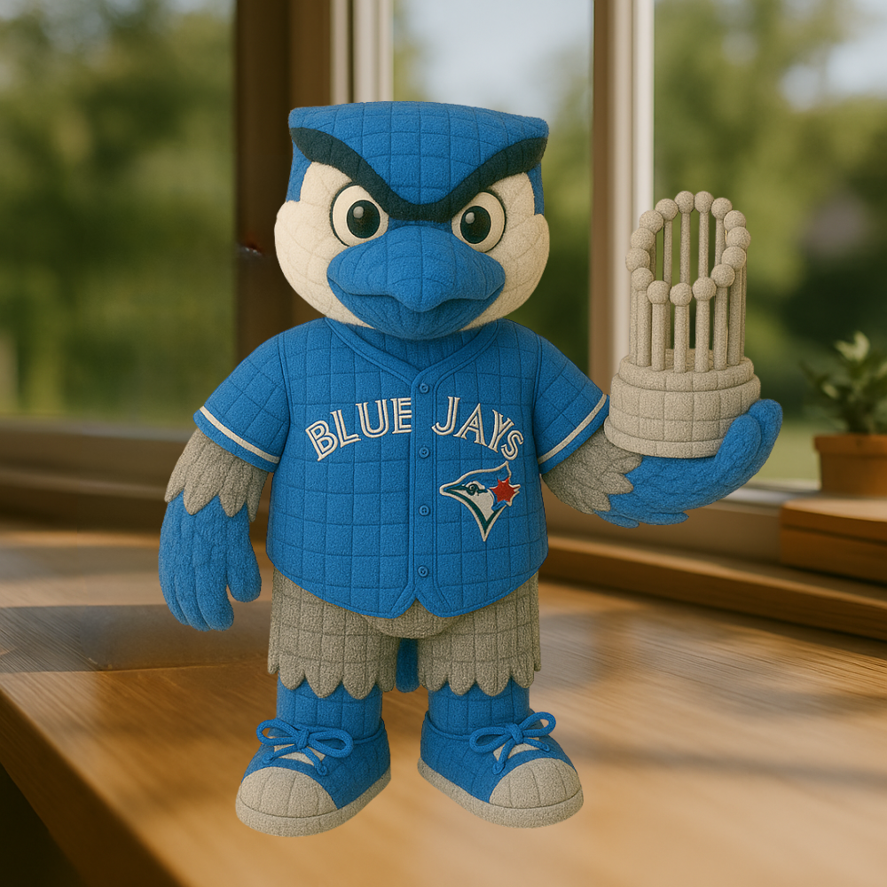 LIMITED EDITION - MLB 28 TBJ TORONTO BLUE JAYS  HANDMADE CROCHET