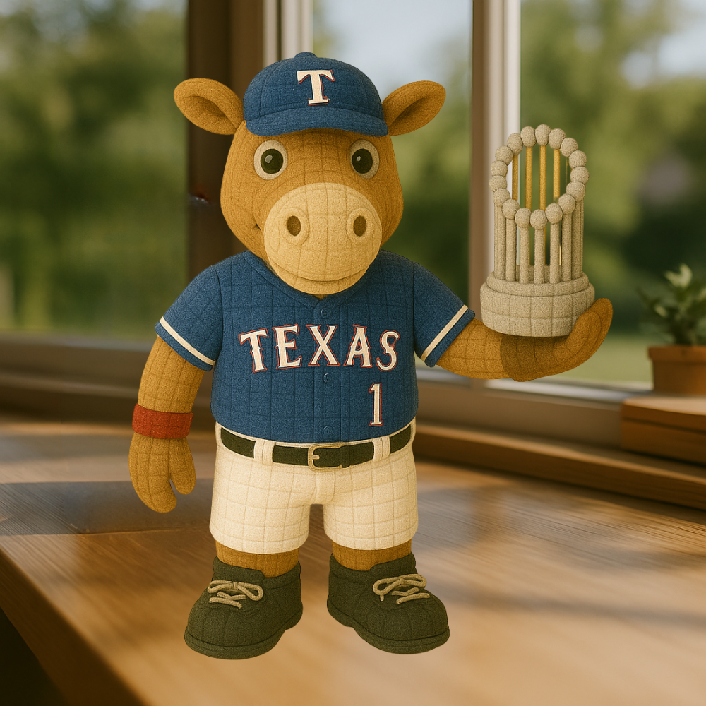 LIMITED EDITION - MLB 11 TRG TEXAS RANGERS HANDMADE CROCHET