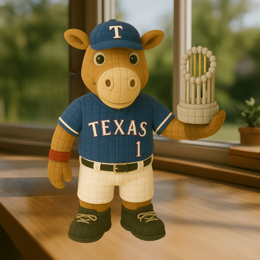LIMITED EDITION - MLB 11 TRG TEXAS RANGERS HANDMADE CROCHET