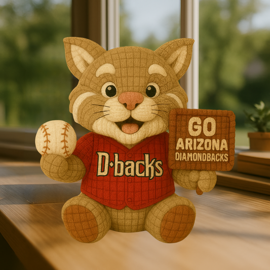 LIMITED EDITION - MLB 13 ADB ARIZONA DIAMONDBACKS HANDMADE CROCHET