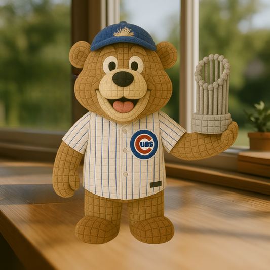 LIMITED EDITION - MLB 05 CCC CHICAGO CUBS HANDMADE CROCHET