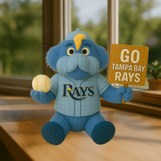 LIMITED EDITION - MLB 29 TBR TAMPA BAY RAYS HANDMADE CROCHET