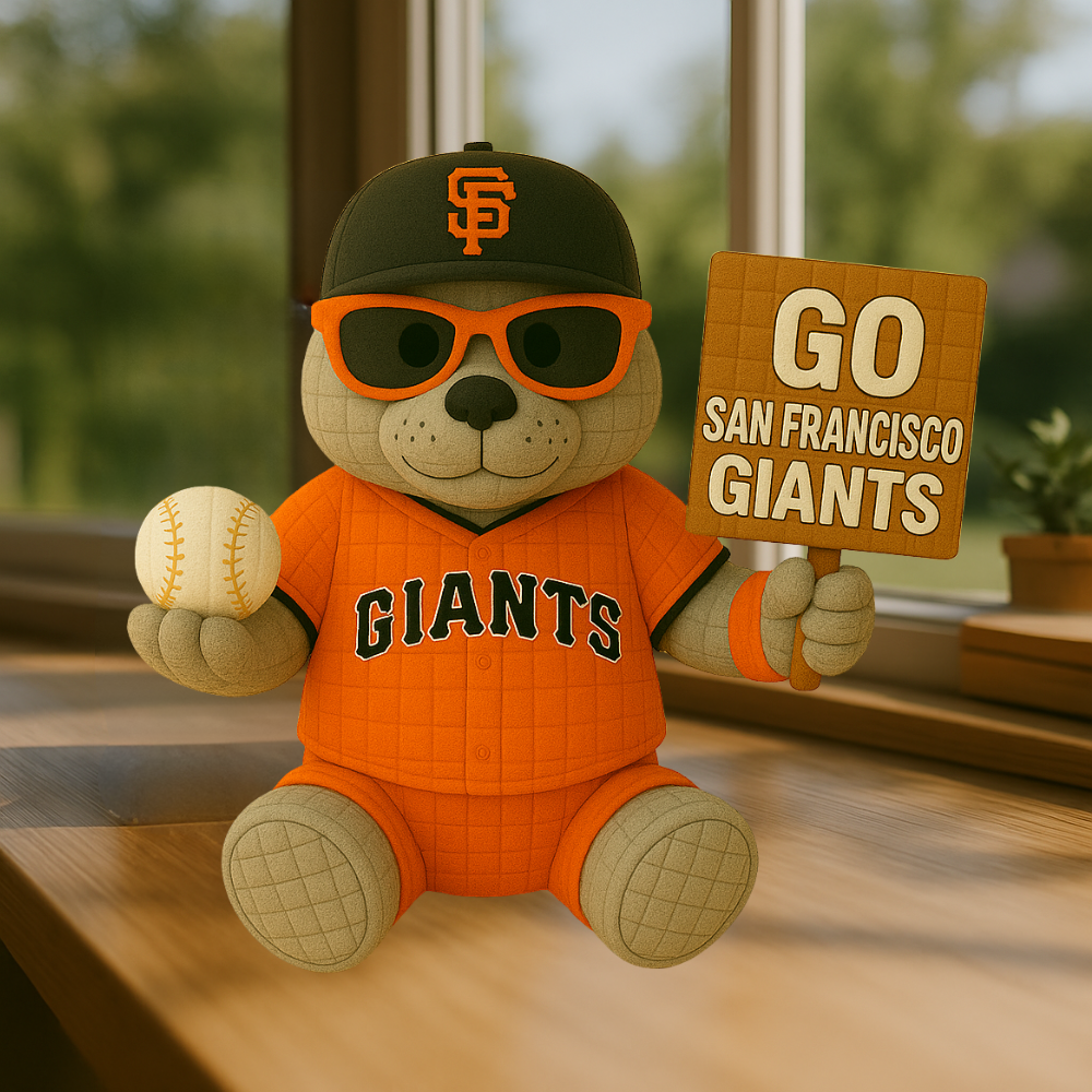 LIMITED EDITION - MLB 26 SFG SAN FRANCISCO GIANTS HANDMADE CROCHET