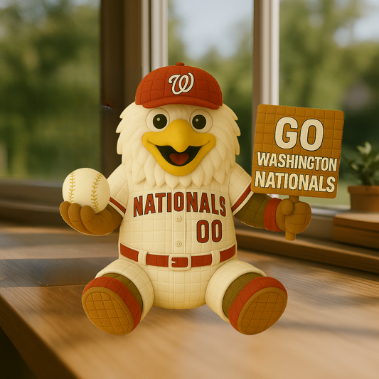 LIMITED EDITION - MLB 30 WTN WASHINGTON NATIONALS HANDMADE CROCHET