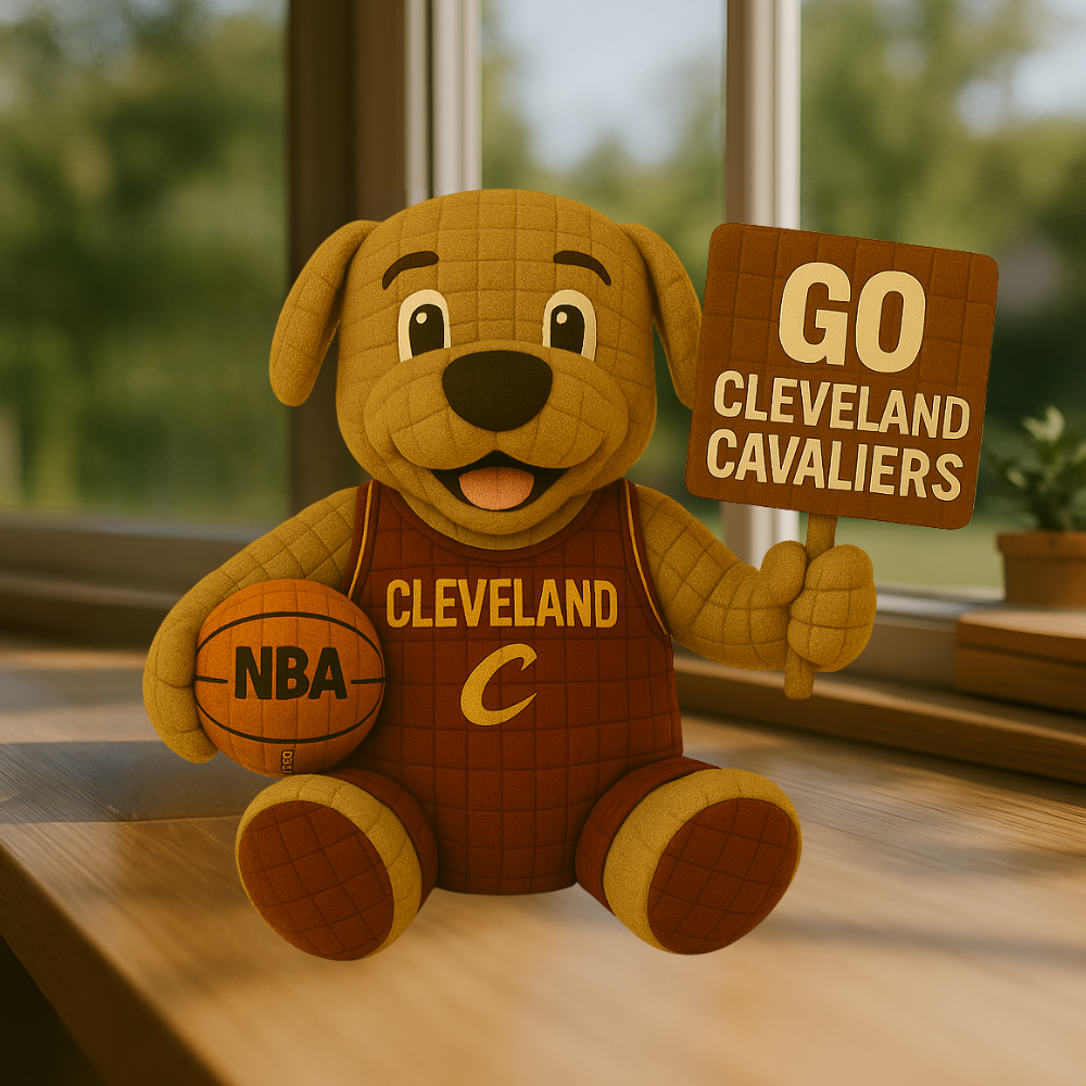 Limited Edition - NBA 02 CC Cleveland Cavaliers Handmade Crochet
