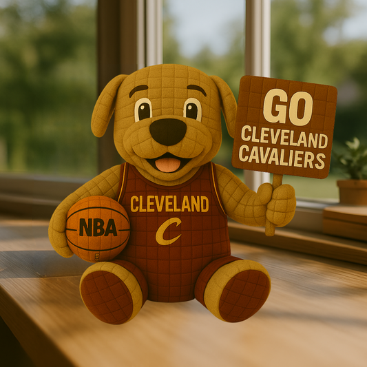 Limited Edition - NBA 02 CC Cleveland Cavaliers Handmade Crochet