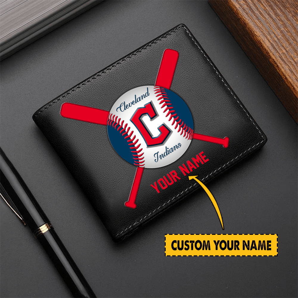LIMITED EDITION - NEW CUSTOMIZED MLB13 CL GUARDIANS LEATHER WALLET