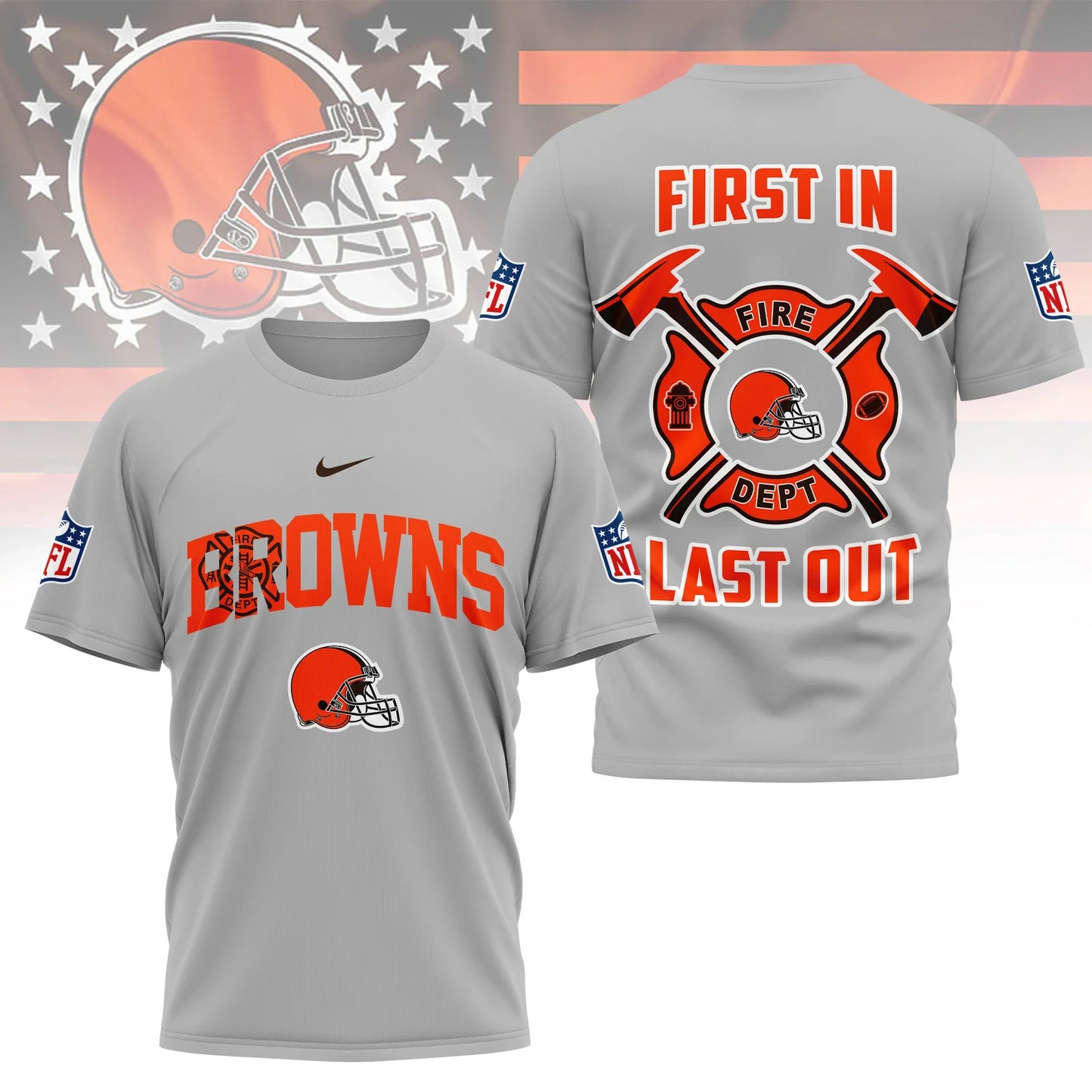 LIMITED EDITION - NEW CUSTOMIZED NFL29 CLB CLEVELAND BROWNS T-SHIRT | MULTIPLE COLORS AVAILABLE
