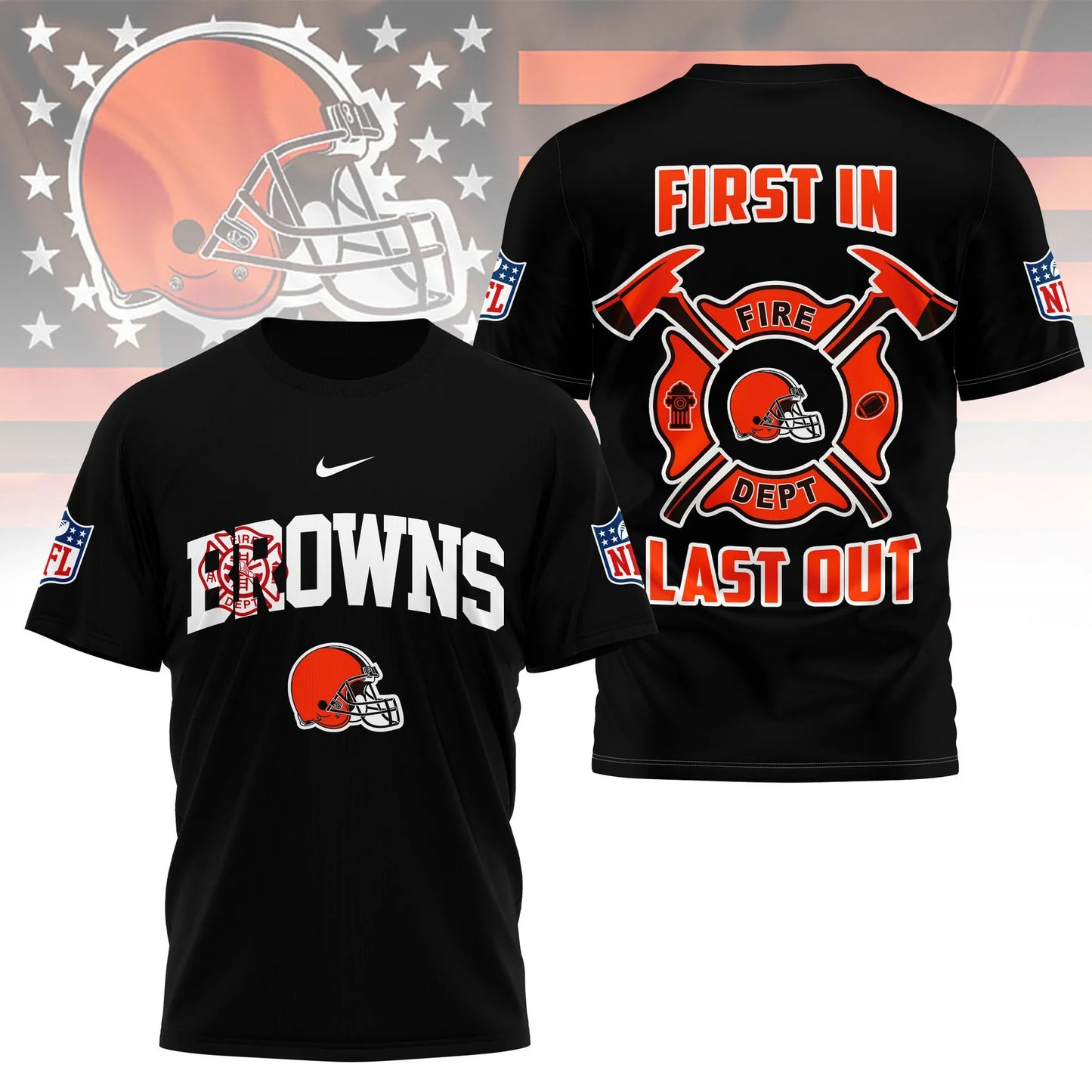 LIMITED EDITION - NEW CUSTOMIZED NFL29 CLB CLEVELAND BROWNS T-SHIRT | MULTIPLE COLORS AVAILABLE