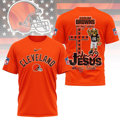 LIMITED EDITION - NEW CUSTOMIZED NFL29 CLB CLEVELAND BROWNS T-SHIRT | MULTIPLE COLORS AVAILABLE