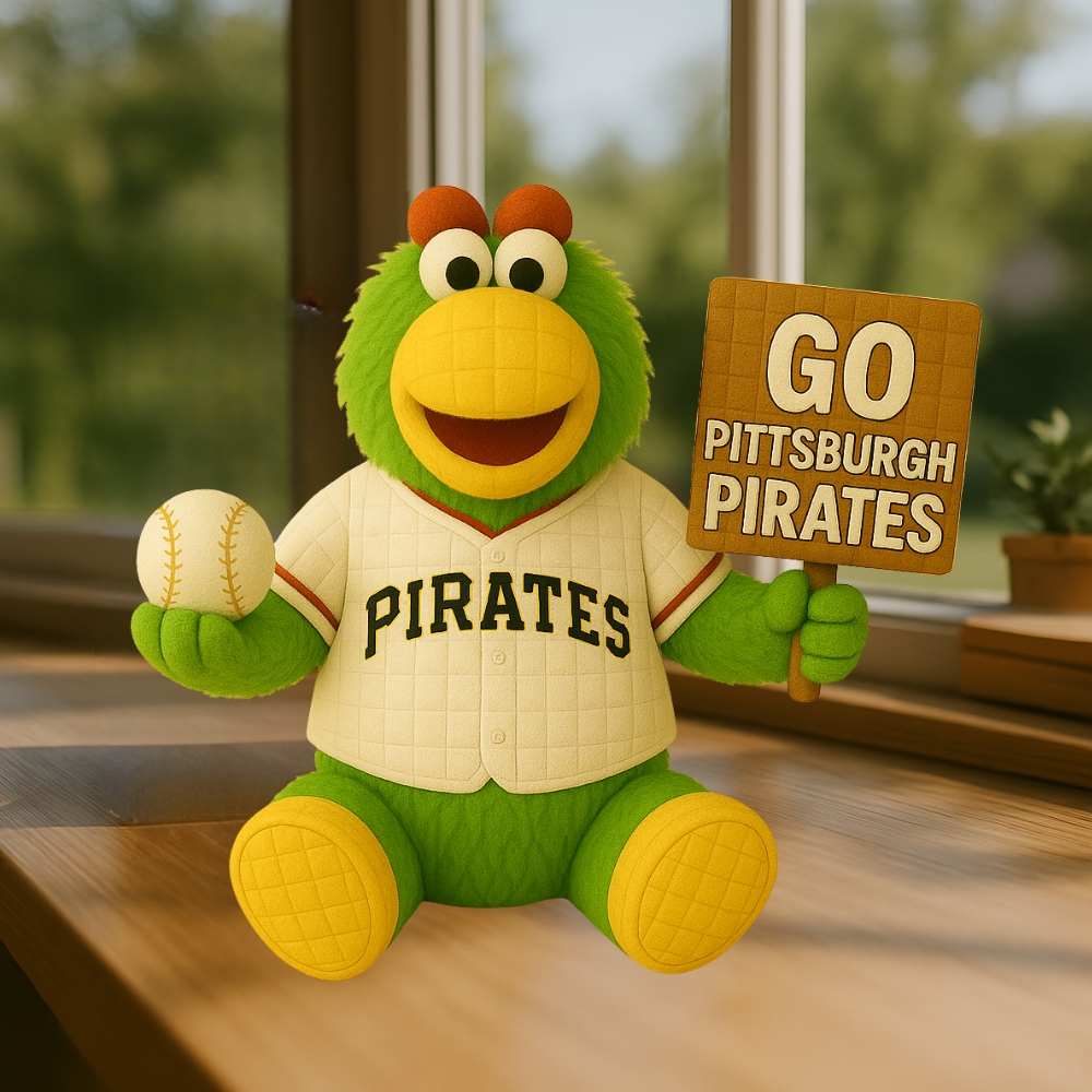 LIMITED EDITION - MLB 25 PBP PITTSBURGH PIRATES HANDMADE CROCHET