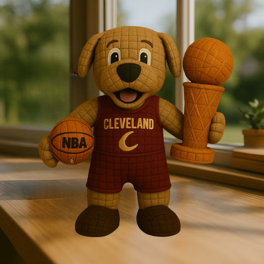 Limited Edition - NBA 02 CC Cleveland Cavaliers Handmade Crochet