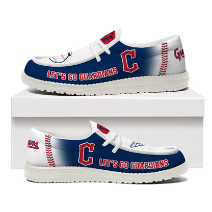 LIMITED EDITION - NEW CUSTOMIZED MLB13 CL GUARDIANS LOAFER SHOES