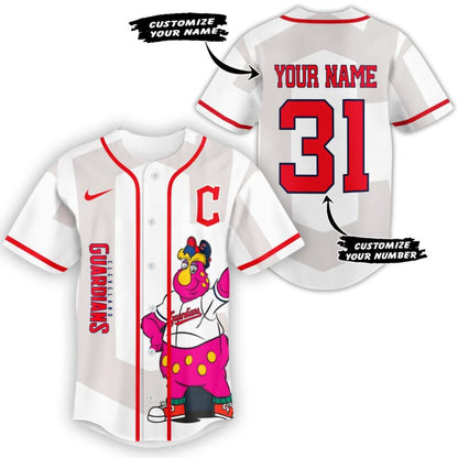 LIMITED EDITION - NEW CUSTOMIZED MLB13 CL GUARDIANS BASEBALL JERSEY & CAP