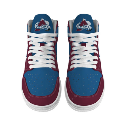 LIMITED EDITION - NEW CUSTOMIZED NHL05 CL AVALANCHE AIR JORDAN SNEAKERS