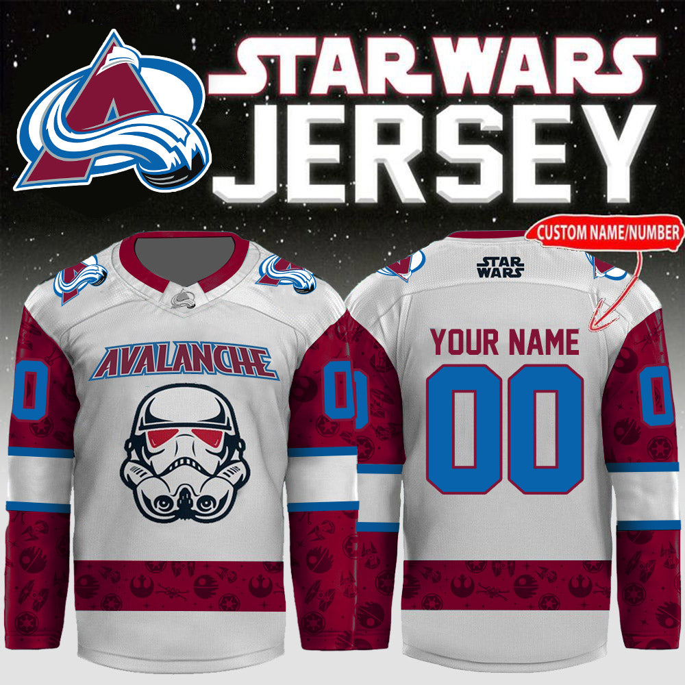 LIMITED EDITION - NEW CUSTOMIZED NHL05 CL AVALANCHE UNISEX HOCKEY JERSEY