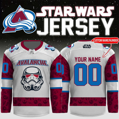 LIMITED EDITION - NEW CUSTOMIZED NHL05 CL AVALANCHE UNISEX HOCKEY JERSEY