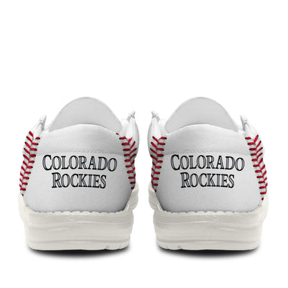 LIMITED EDITION - NEW CUSTOMIZED MLB30 CL ROCKIES LOAFER SHOES