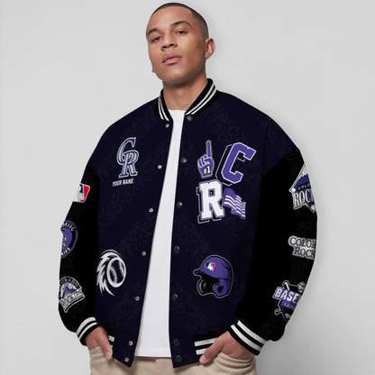 LIMITED EDITION - NEW CUSTOMIZED MLB30 COR COLORADO ROCKIES UNISEX T-SHIRT, POLO, HOODIE & JACKETS