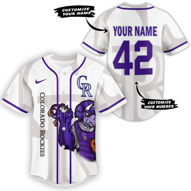 LIMITED EDITION - NEW CUSTOMIZED MLB30 CL ROCKIES BASEBALL JERSEY