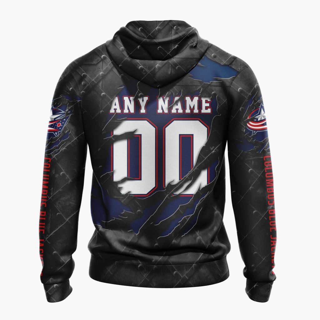 LIMITED EDITION - NEW CUSTOMIZED NHL18 CBJ COLUMBUS BLUE JACKETS UNISEX T-SHIRT, POLO, HOODIE & JACKETS