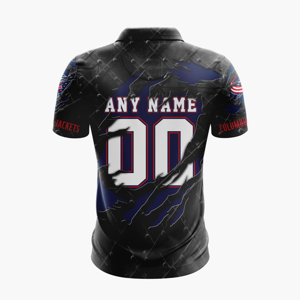 LIMITED EDITION - NEW CUSTOMIZED NHL18 CBJ COLUMBUS BLUE JACKETS UNISEX T-SHIRT, POLO, HOODIE & JACKETS