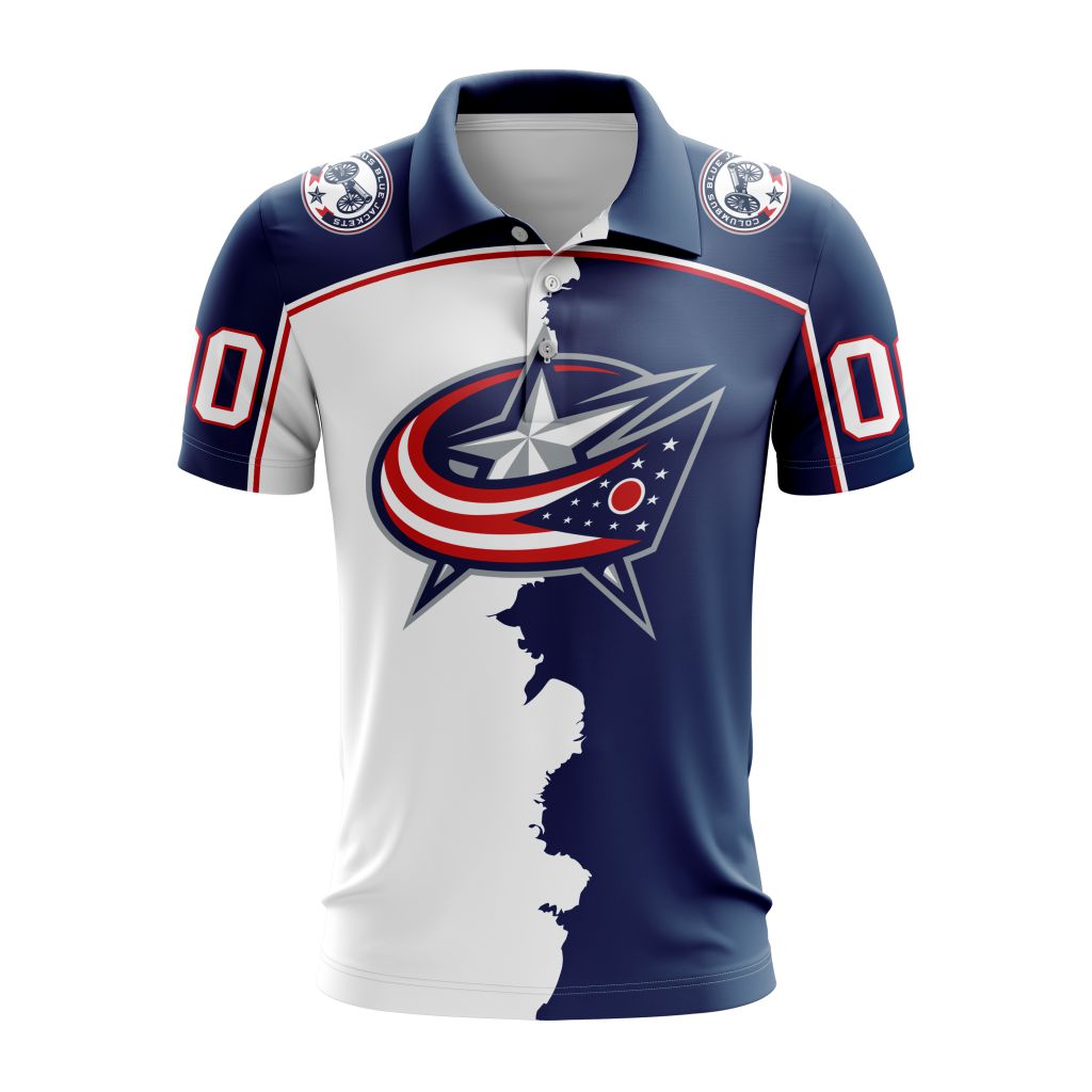LIMITED EDITION - NEW CUSTOMIZED NHL18 CBJ COLUMBUS BLUE JACKETS UNISEX T-SHIRT, POLO, HOODIE & JACKETS