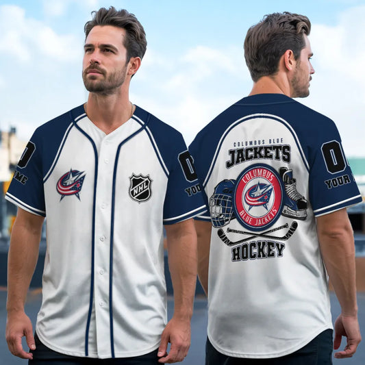 LIMITED EDITION - NEW CUSTOMIZED NHL18 CB JACKETS BASEBALL JERSEY