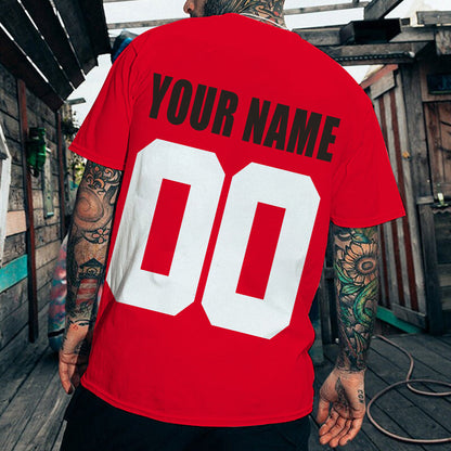 LIMITED EDITION - NEW CUSTOMIZED NHL06 NJD NEW JERSEY DEVILS T-SHIRT FOR FAMILY (ADULTS & KIDS)
