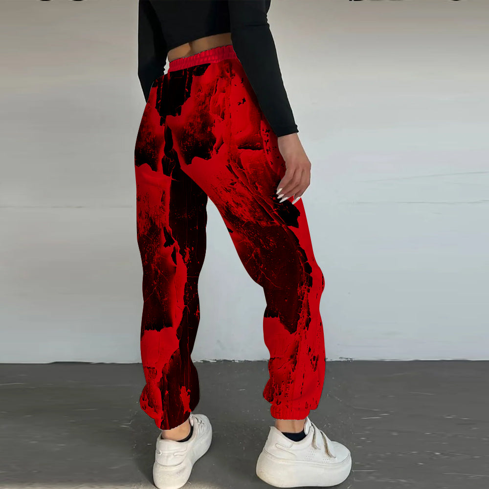 LIMITED EDITION - NEW CUSTOMIZED NHL06 NJD NEW JERSEY DEVILS LONG PANTS