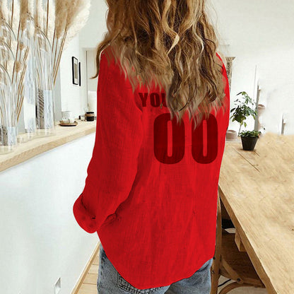 LIMITED EDITION - NEW 17 DPS CUSTOMIZED WOMEN CASUAL SHIRT FOR FAN