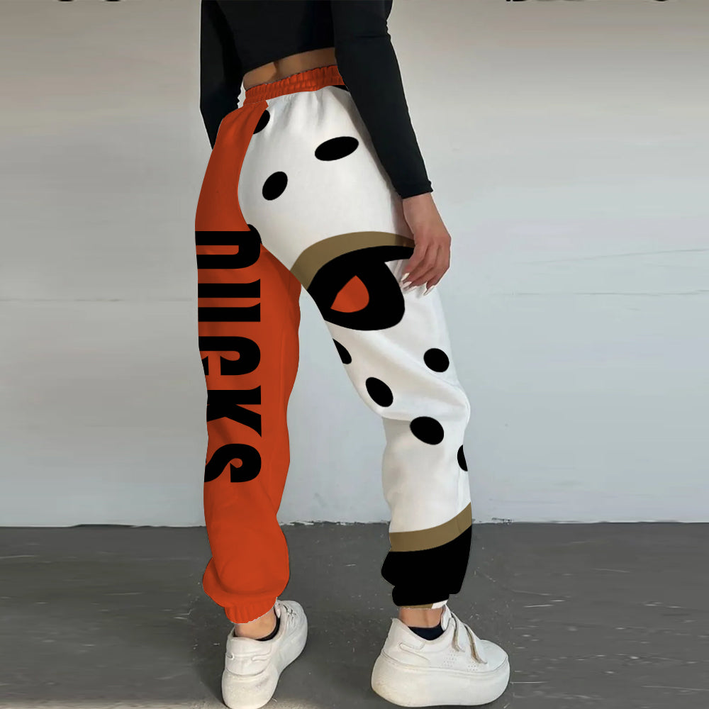 LIMITED EDITION - NEW CUSTOMIZED NHL09 AHD ANAHEIM DUCKS LONG PANTS