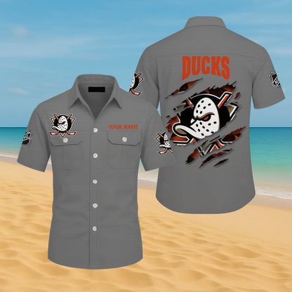 LIMITED EDITION - NEW CUSTOMIZED NHL09 AHD ANAHEIM DUCKS CARGO SHIRT