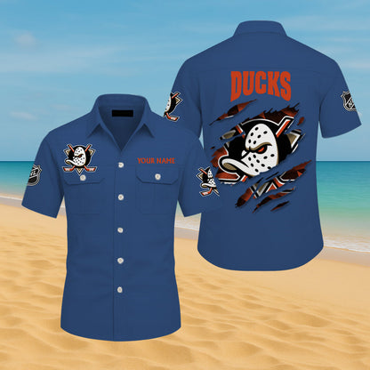 LIMITED EDITION - NEW CUSTOMIZED NHL09 AHD ANAHEIM DUCKS CARGO SHIRT