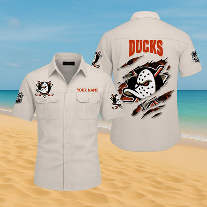 LIMITED EDITION - NEW CUSTOMIZED NHL09 AHD ANAHEIM DUCKS CARGO SHIRT