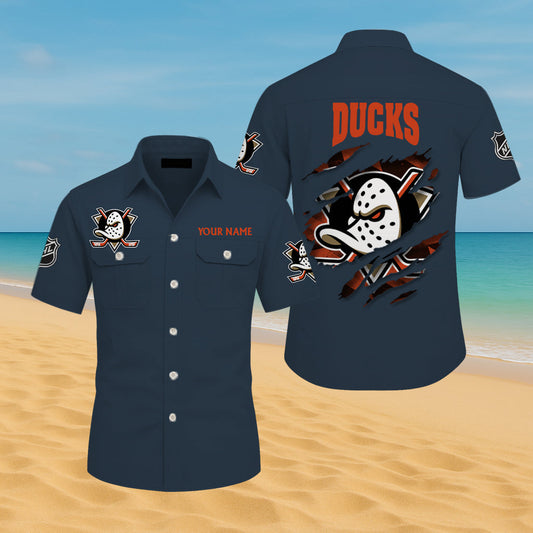 LIMITED EDITION - NEW CUSTOMIZED NHL09 AHD ANAHEIM DUCKS CARGO SHIRT