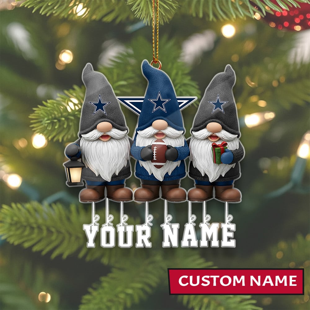 LIMITED EDITION - NEW CUSTOMIZED NFL21 DCB DALLAS COWBOYS ORNAMENT