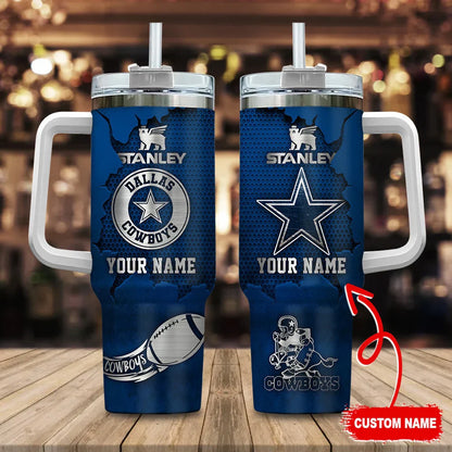 LIMITED EDITION - NEW CUSTOMIZED NFL21 DCB DALLAS COWBOYS TUMBLER CUP