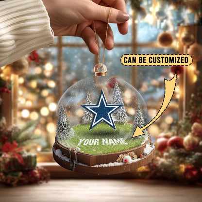LIMITED EDITION - NEW CUSTOMIZED NFL21 DCB DALLAS COWBOYS ACRYLIC ORNAMENT