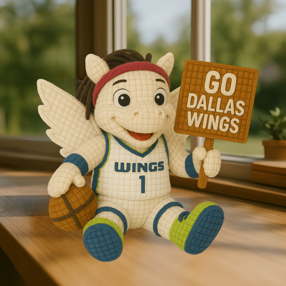LIMITED EDITION - WNBA 11 DLW DALLAS WINGS HANDMADE CROCHET