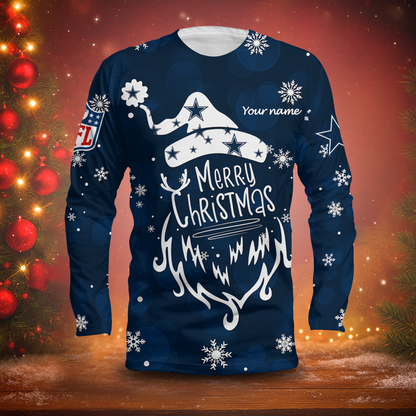LIMITED EDITION - NEW CUSTOMIZED NFL21 DCB DALLAS COWBOYS LONG SLEEVED T-SHIRT