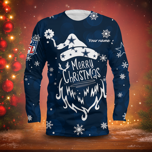 LIMITED EDITION - NEW CUSTOMIZED NFL21 DCB DALLAS COWBOYS LONG SLEEVED T-SHIRT