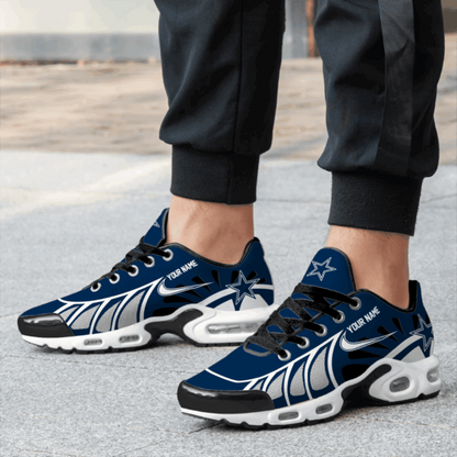 LIMITED EDITION - NEW CUSTOMIZED NFL21 DCB DALLAS COWBOYS UNISEX AIR MAX PLUS SNEAKERS