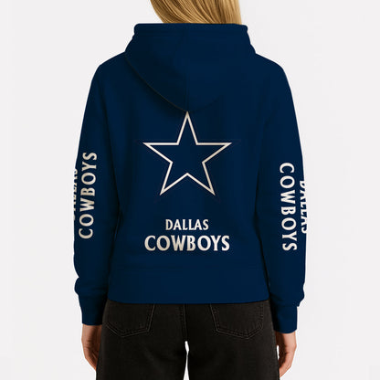 LIMITED EDITION - NEW CUSTOMIZED NFL21 DCB DALLAS COWBOYS UNISEX HOODIE
