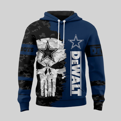 LIMITED EDITION - NEW CUSTOMIZED NFL21 DCB DALLAS COWBOYS DEWALT UNISEX T-SHIRT, POLO, HOODIE & JACKETS