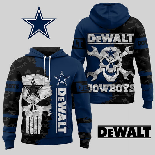 LIMITED EDITION - NEW CUSTOMIZED NFL21 DCB DALLAS COWBOYS DEWALT UNISEX T-SHIRT, POLO, HOODIE & JACKETS