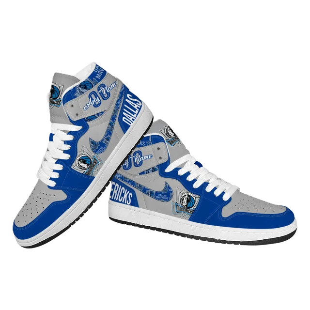 LIMITED EDITION - NEW CUSTOMIZED NBA18 DL MAVERICKS AIR JORDAN SNEAKERS