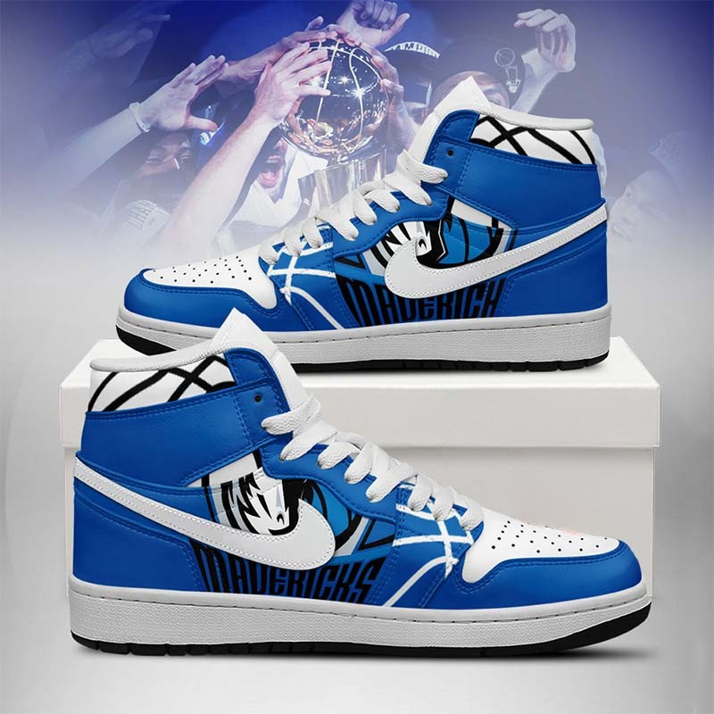 LIMITED EDITION - NEW CUSTOMIZED NBA18 DL MAVERICKS AIR JORDAN SNEAKERS